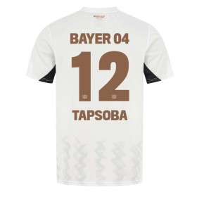 Bayer Leverkusen Edmond Tapsoba #12 Borte skjorte 2024-25 Kortermet